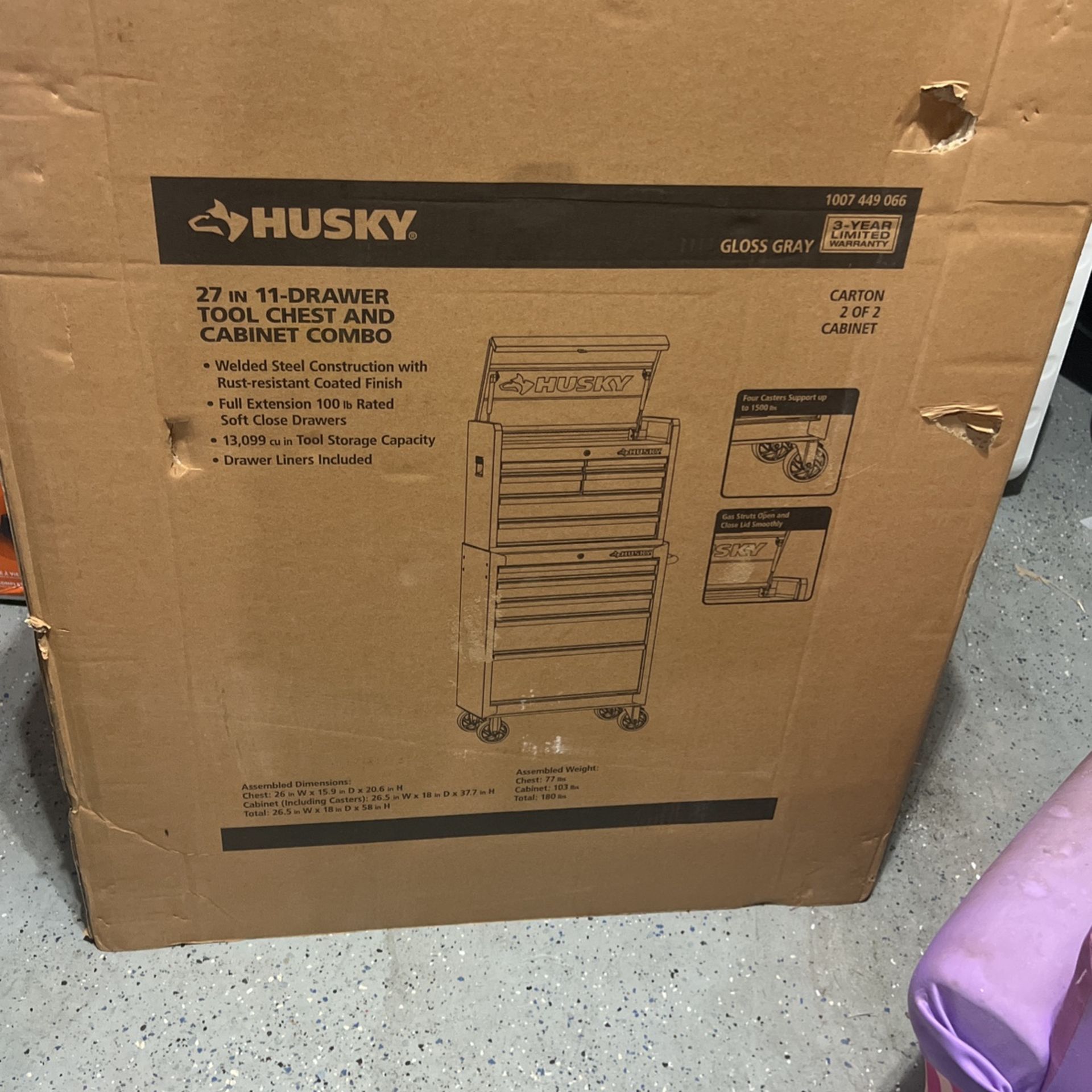 Husky Tool Cabinet 5 Drawer