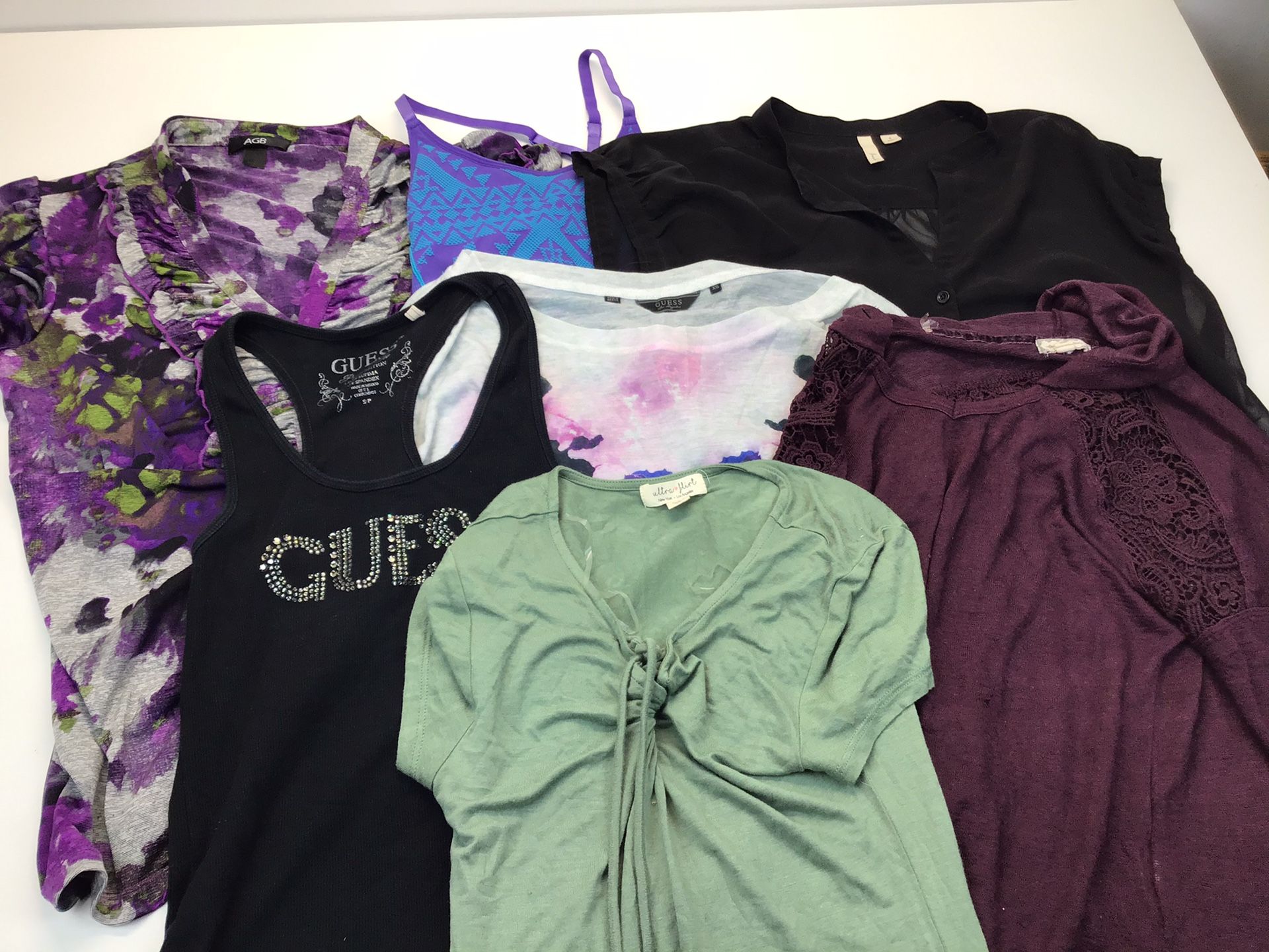 Women’s Clothes Lot Total 7 Tops size XS - S