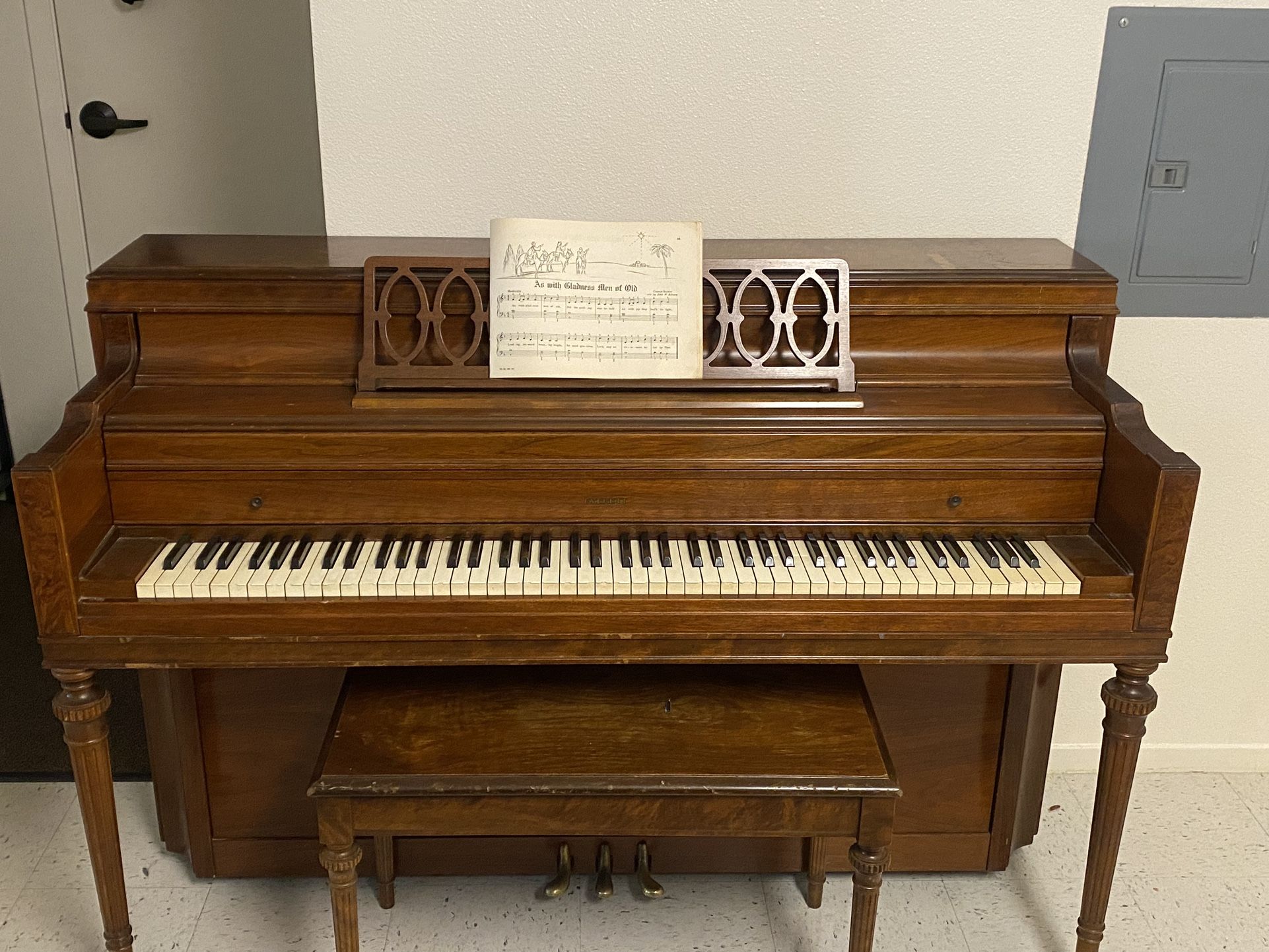 Vintage Everett Piano and Bench
