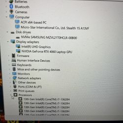 MSI Stealth 15 A13VF