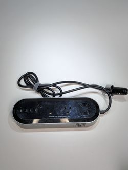 Atomi AT1640 Silver 150W Car Power Inverter w/ 2 AC 110V Outlets + 2 USB-C Ports