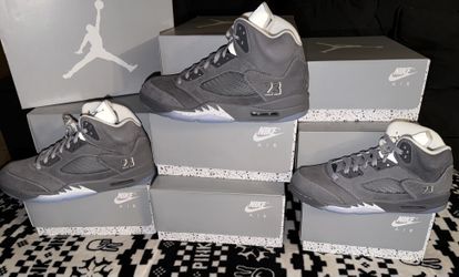 Jordan 5 wolf grey