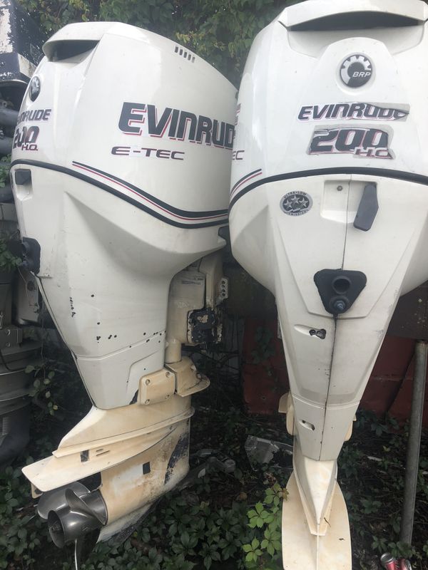Twin evinrude etec 200 HO for Sale in Miami, FL OfferUp