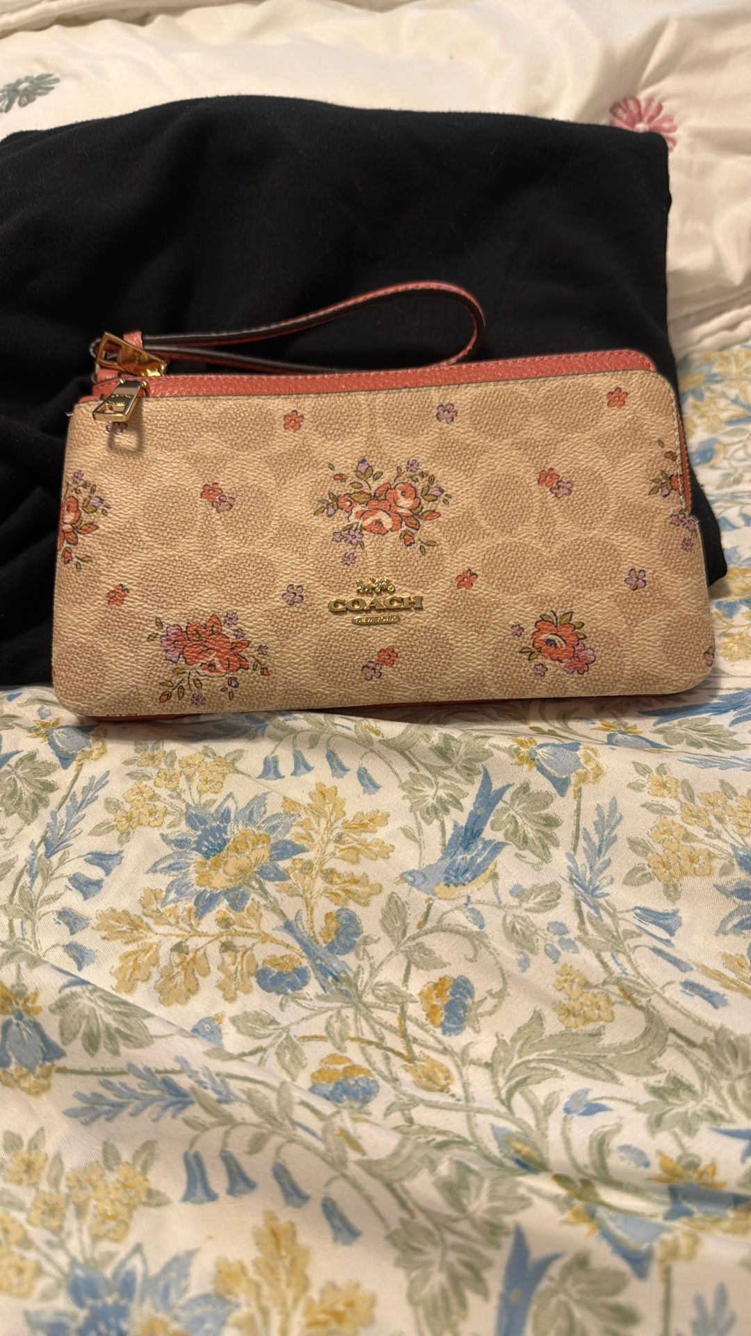 Brand New Double Zipper Coach Wallet