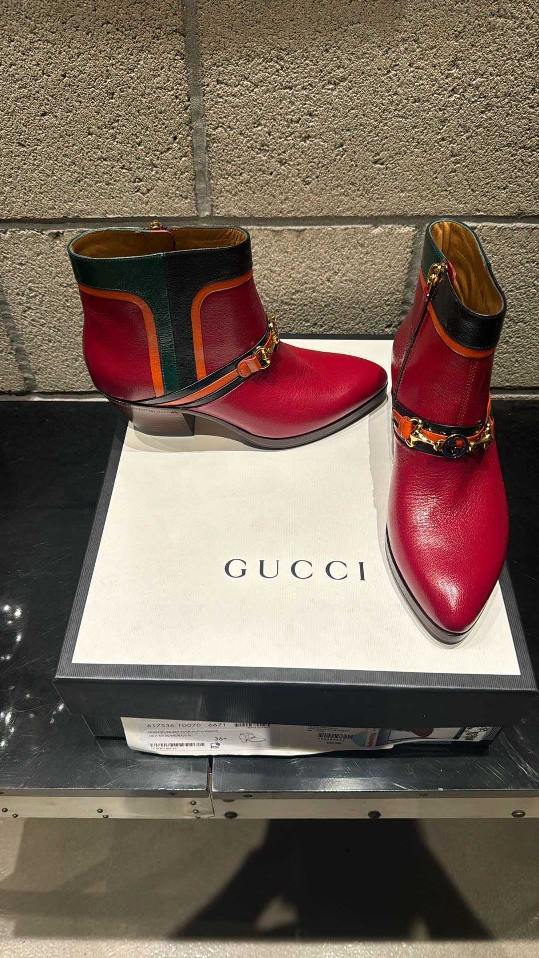 Brand New Gucci, Beetle Boot Size 36