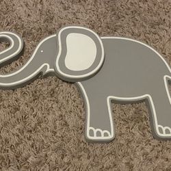 Jungle themed Nursery Decor - Elephant