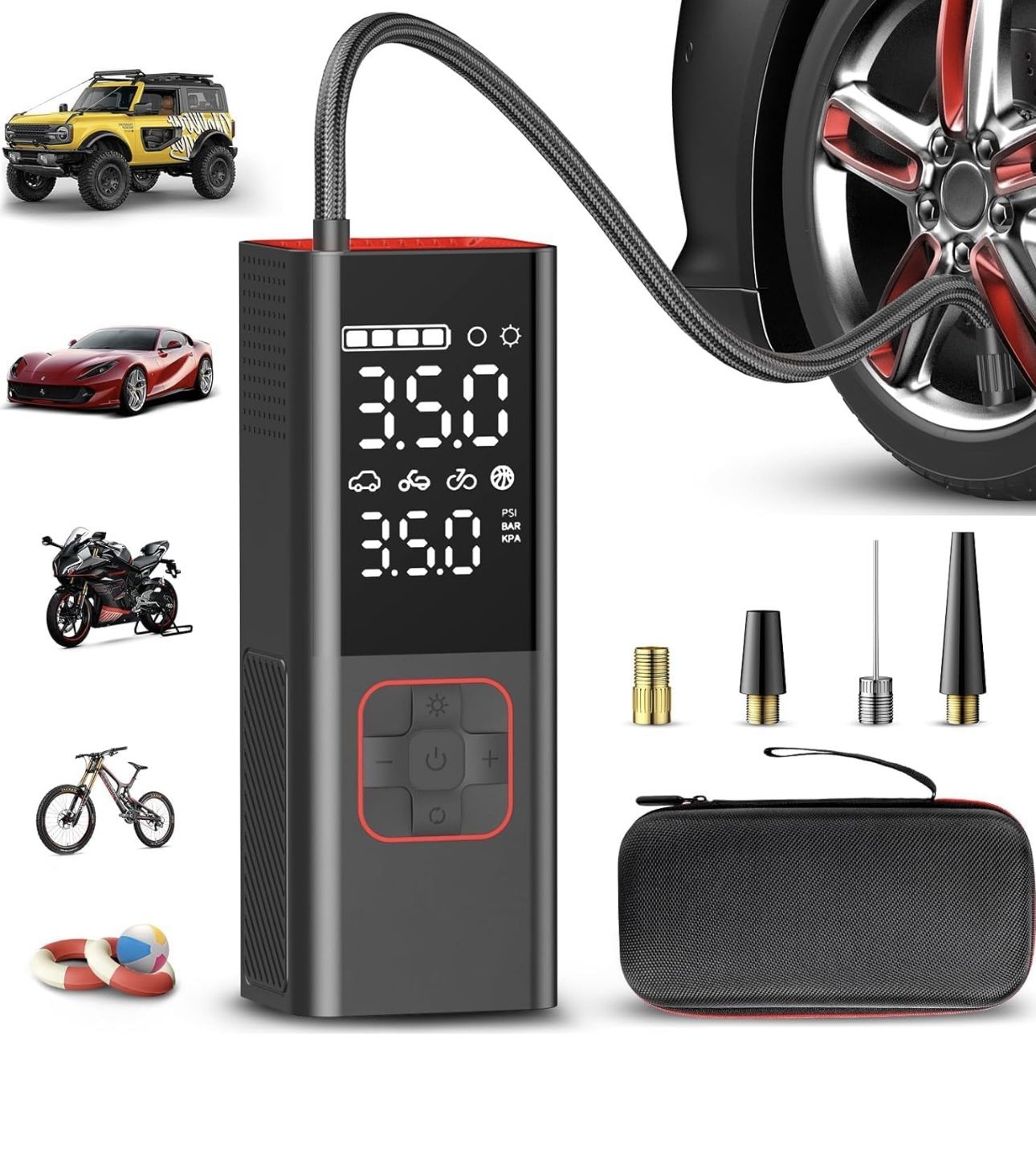 Tire Inflator Portable Air Compressor
