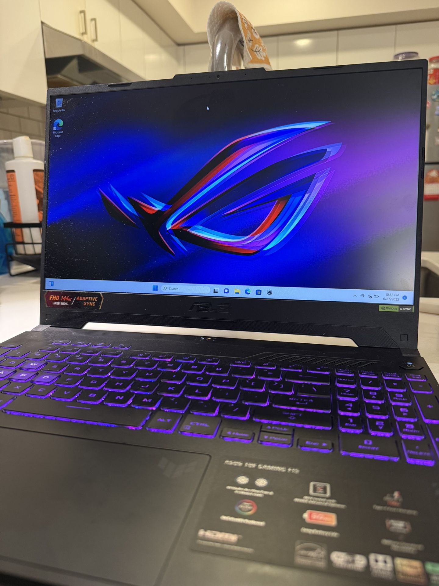 Asus gaming laptop i7 12700h 4070 64gb ram 1tb ssd