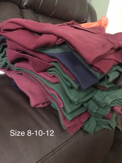 Girl uniform shirts