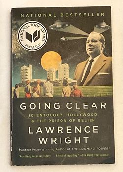 SC book Going Clear by Lawrence Wright trade paperback Scientology Hollywood