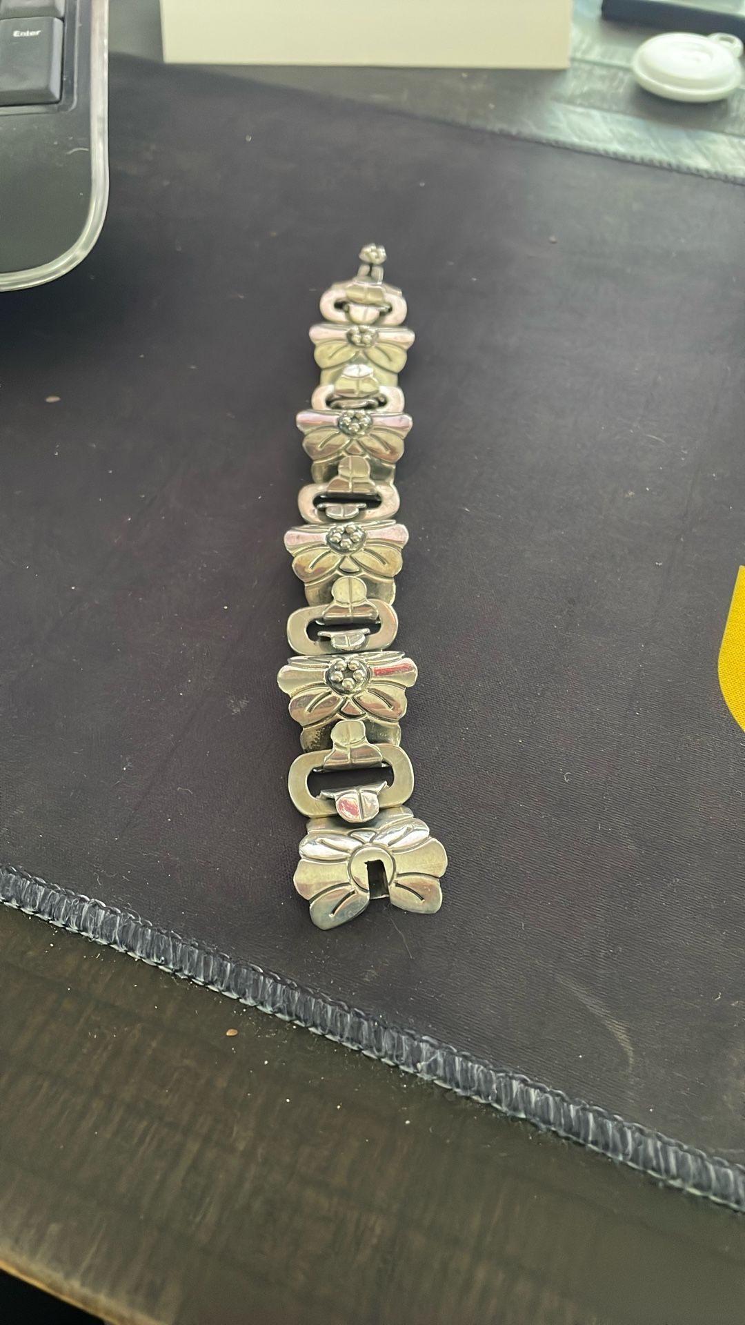 Floral Sterling Bracelet