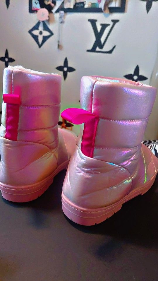 Pink Boots