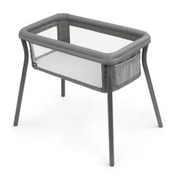 Chicco LullaGo Anywhere Portable Bedside Bassinet - Sandstone (Grey)