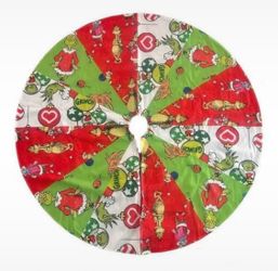 Christmas The Grinch Tree Skirt Holiday Decor