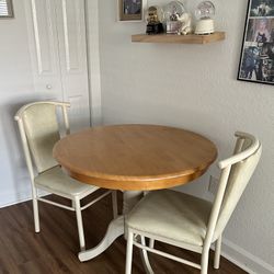 Solid Oak Dining Table 36” 
