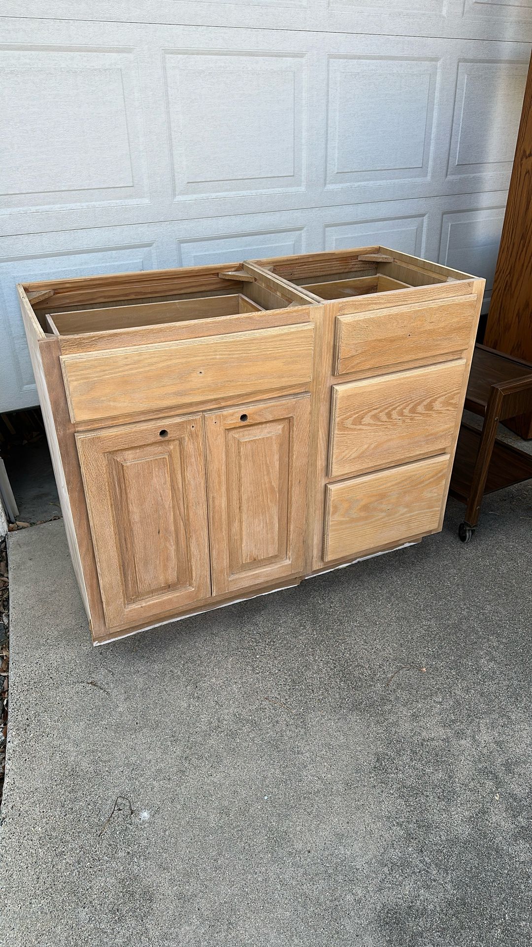 Matching Wood Cabinets
