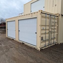 20ft NEW Shipping Container With 2 Roll Up Doors