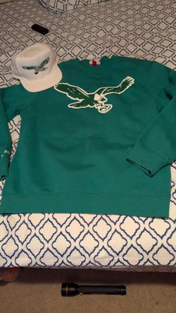 Philadelphia Eagles Crewneck Sweatshirt Retro Logo