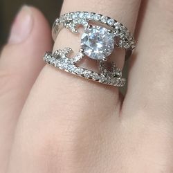 Sterling Silver Ring Size 8