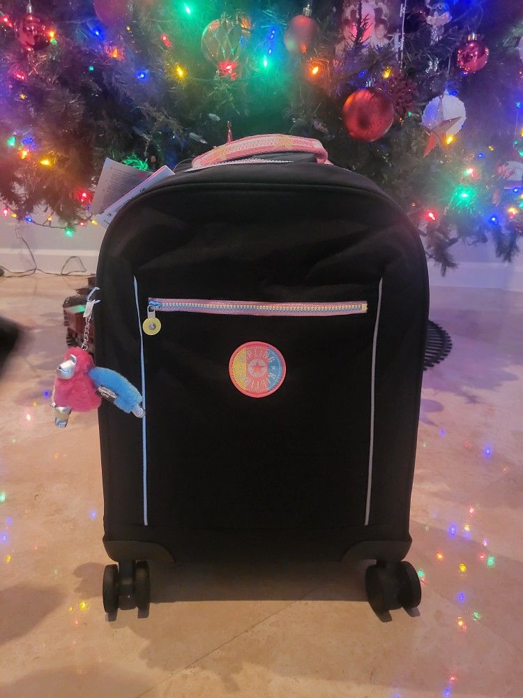 Kipling Mese Small Rolling Backpack Galaxy Black - NEW WITH TAGS