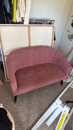Pink couch