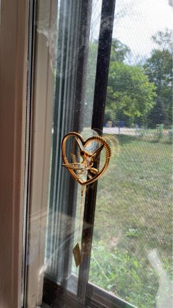24 gold plated Austrian crystal window stick on