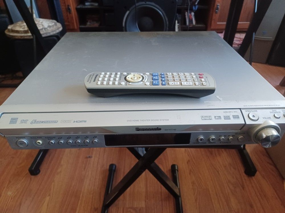 PANASONIC 5.1 RECEIVER WITH REMOTE AND PIONEER SPEAKERS $160 FINAL PRICE 