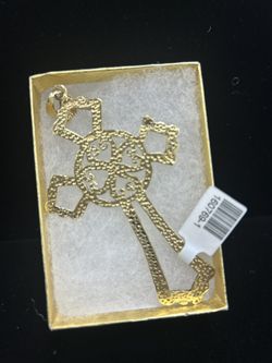 14 Kt Cross Pendant 