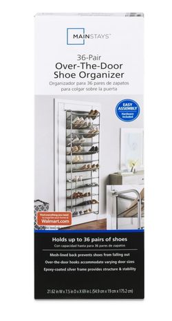 Mainstays over the door shoe rack