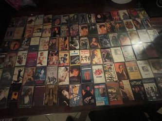Large Lot of Vintage Cassette Tapes R&B Soul Pop