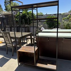 Clothes Rack w/ Shelves – Garment Rack