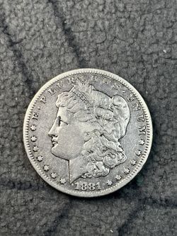 1881 S Morgan silver Dollar