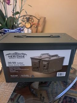 ***HERITAGE SECURITY PRODUCTS 30/50 METAL AMMO CANS***