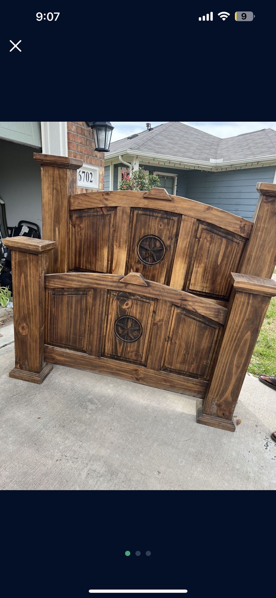 Rustic Bed Set
