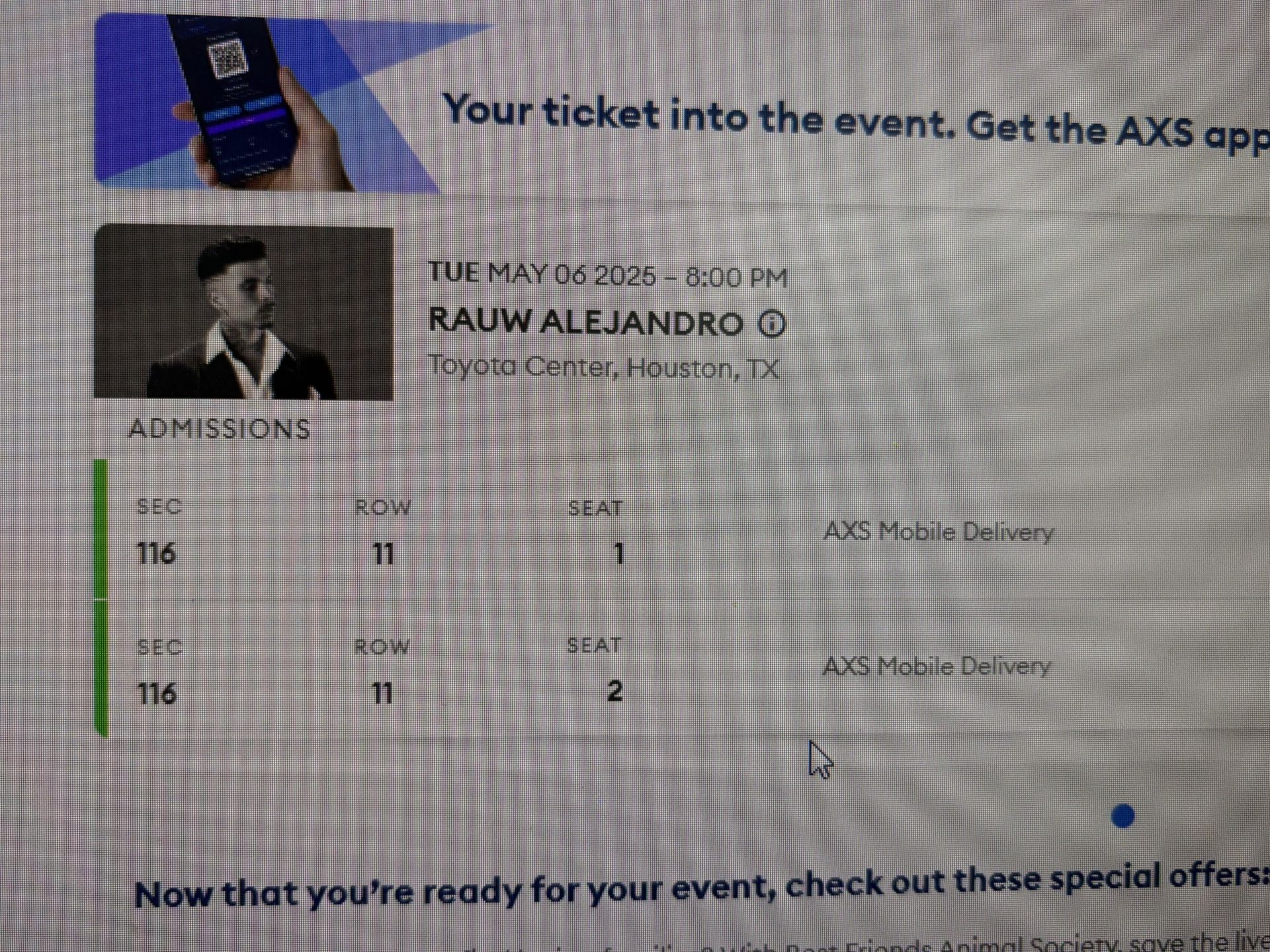 Rauw Alejandro Tickets 5/6