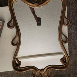 Antique Gold Mirror Made In Italy 