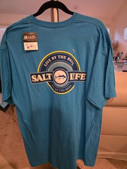 Salt Life Live By The Reel T-Shirt XL