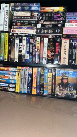 VHS bundle lot all for$40