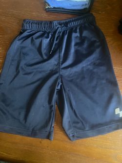 Navy Blue Athletic Shorts with Drawstring