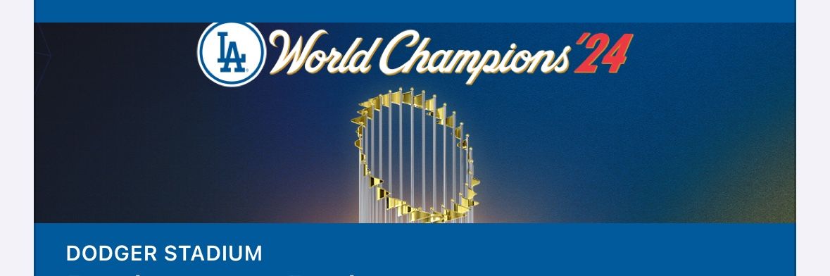 Dodger Tickets -4 of July