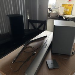 Samsung TV 45”+ JBL Sound System + FREE Streaming Box