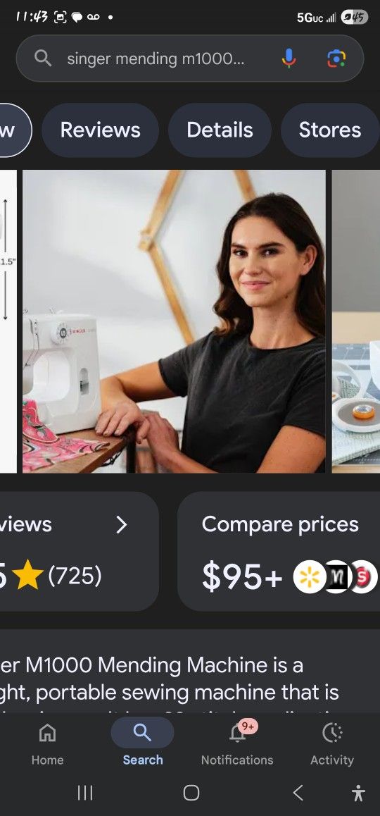 Singer M1000 Mending Machine Brand New Still In The Box.....