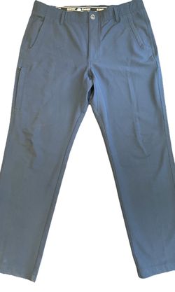Hi-Tec Pants Mens 34x30 Navy Blue Stretch Hiking Zip Pocket Performance Trail