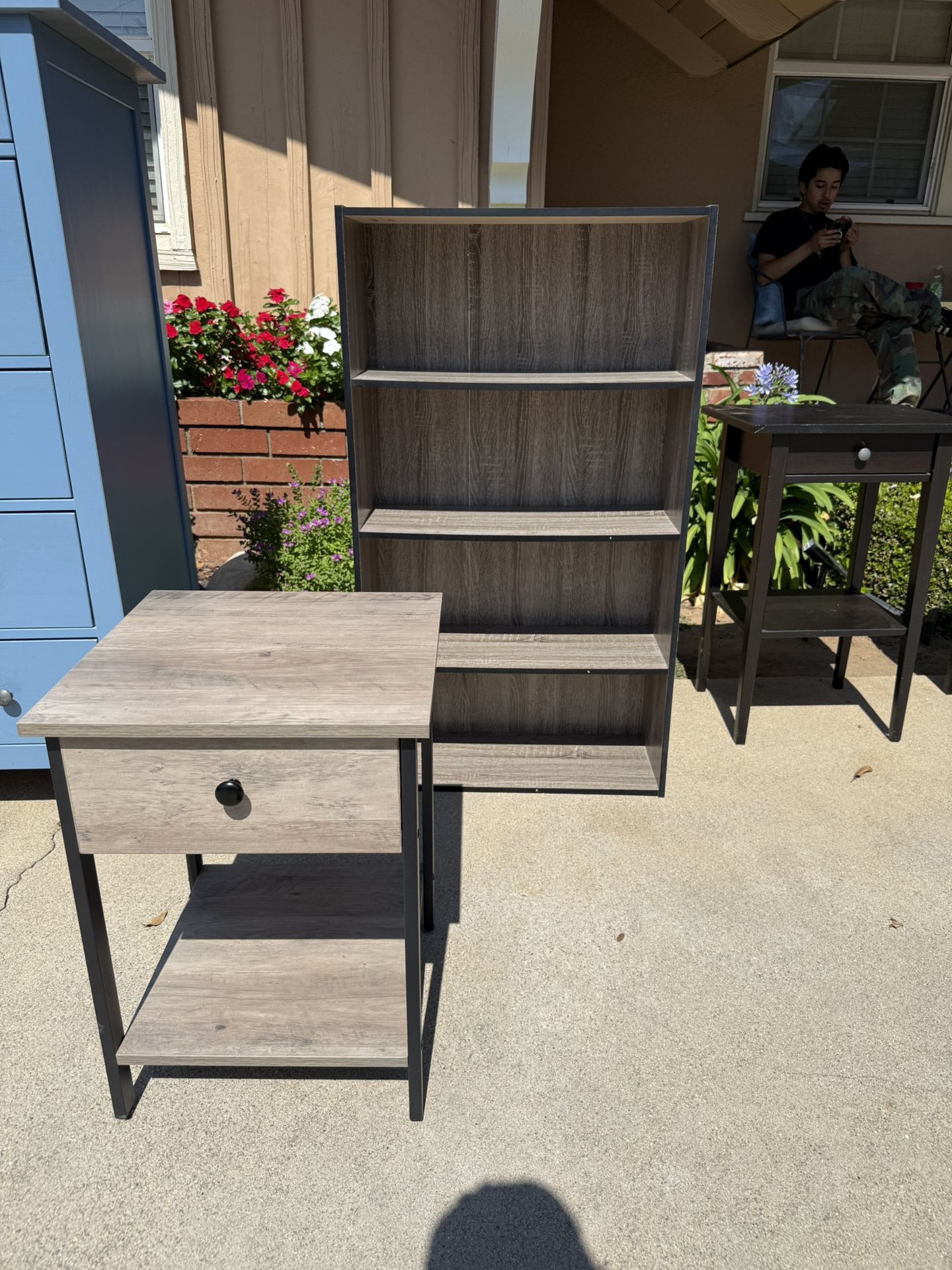 Shelves And End Table