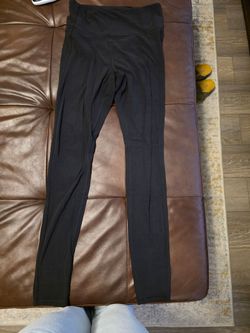Athleta Elation Over The Heel Tight Black Leggings Extra Long Size M