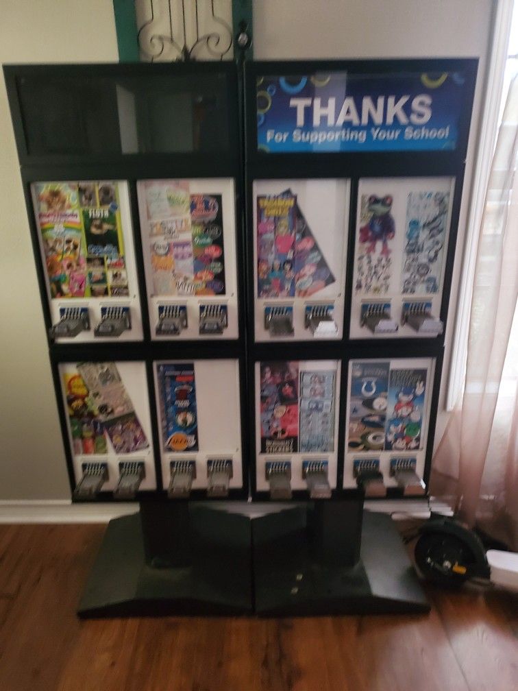 Vending Machine with extra insert and pencil machine