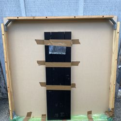 Square Table Dark Brown 