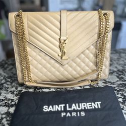 Authentic YSL Envelope Large Bag 