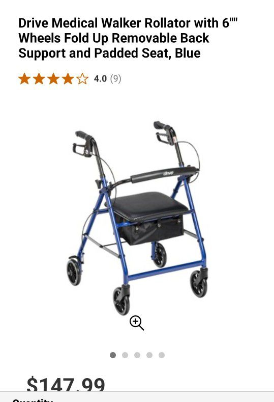 Walker With seat And Storage