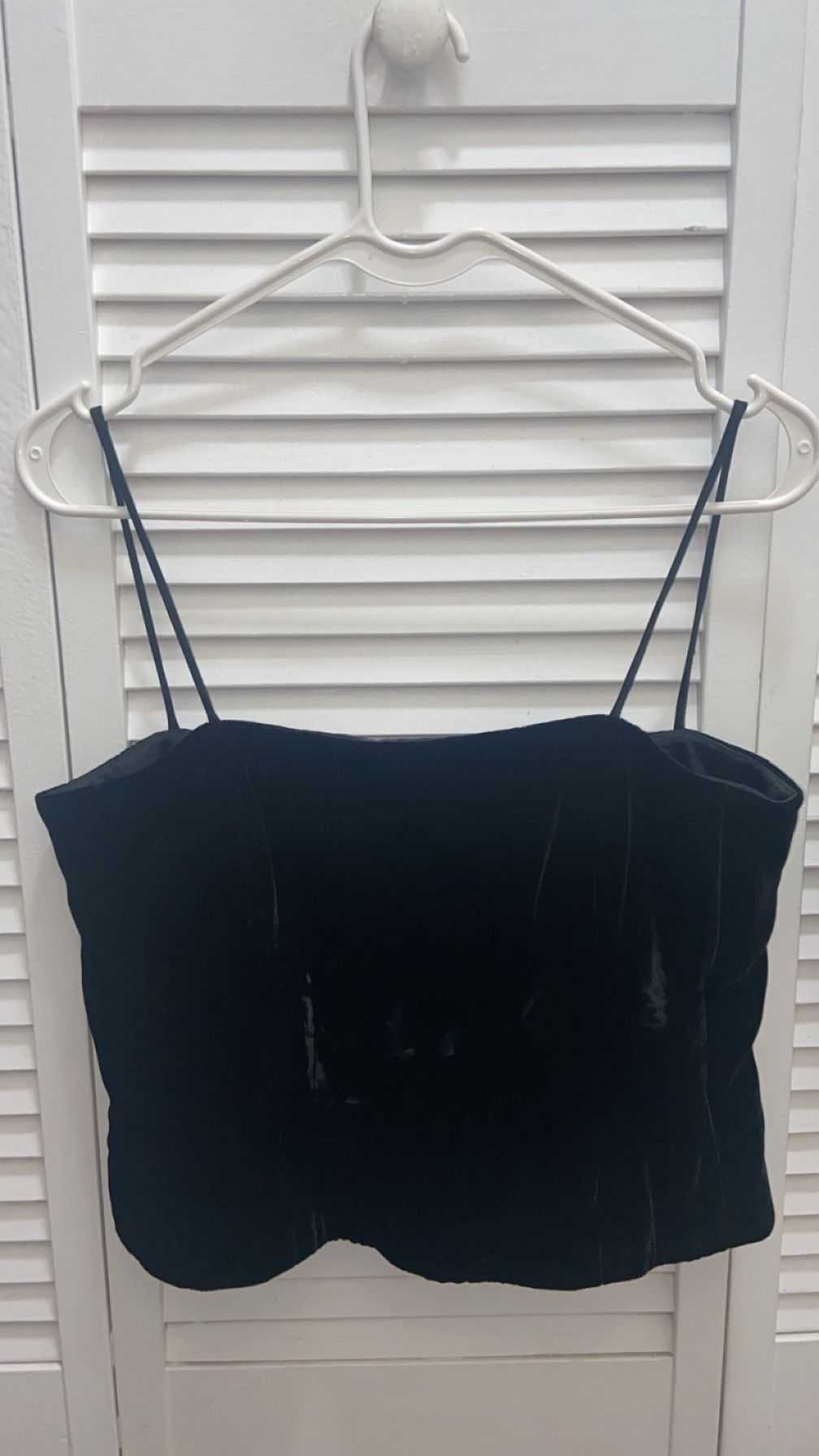 Vintage Velvet Corset Top